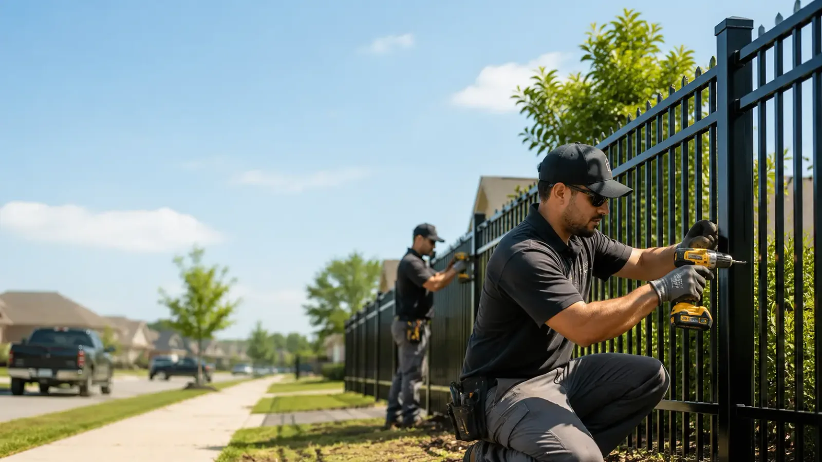 Metal Fence Installation in Temperanceville, VA